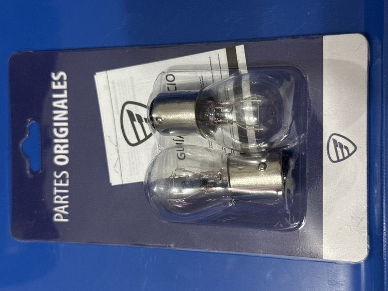 Foco s25 BAY15DC 12v 5w