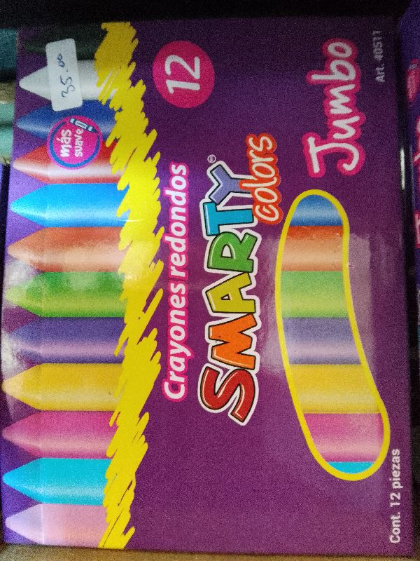 crayones smarty jumbo 12pz