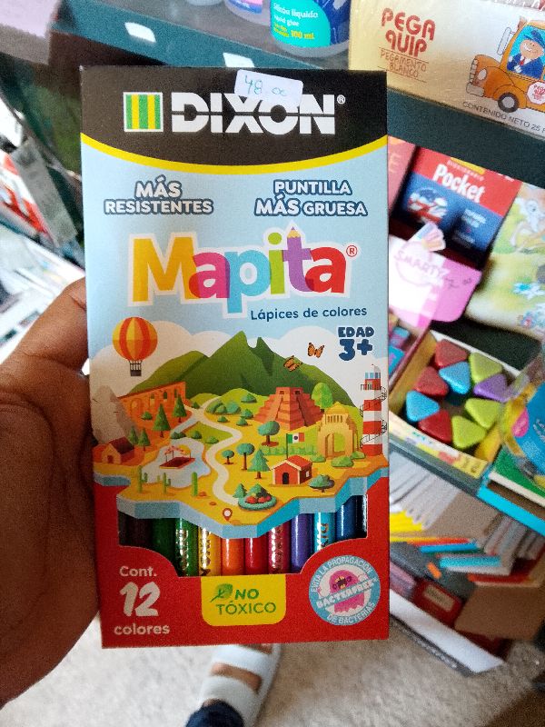 colores mapita largo 12 pz