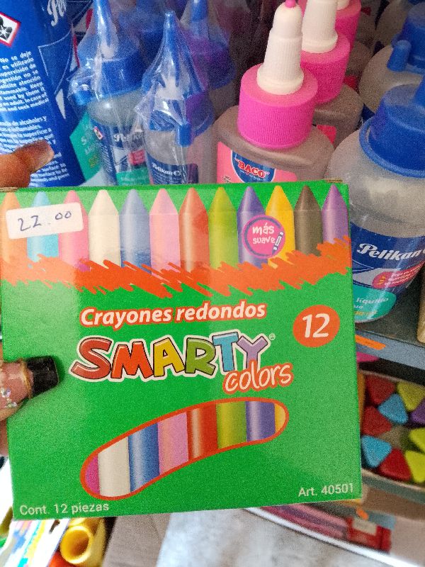 crayones smarty delgada 12pz