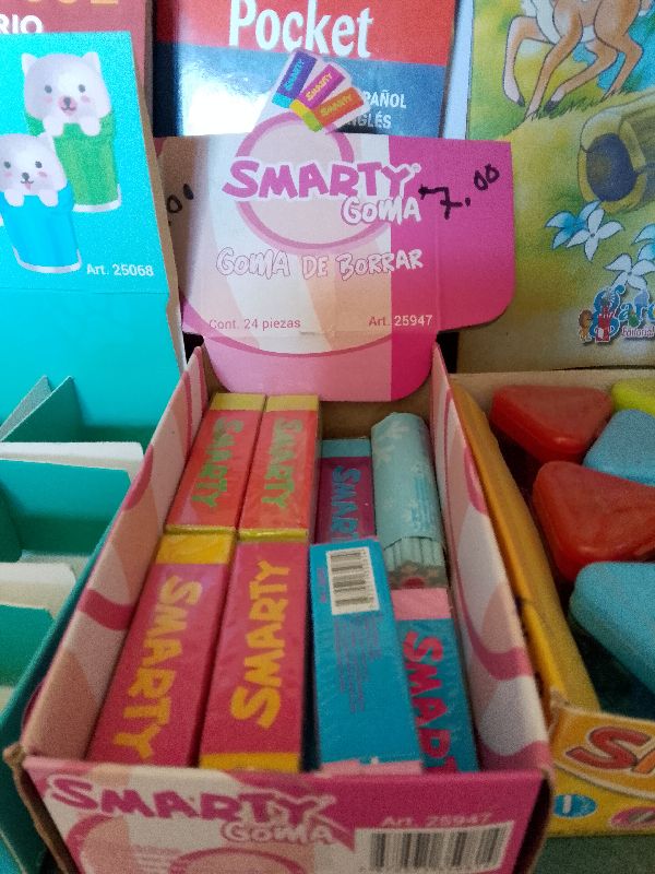 goma de borrar smarty larga