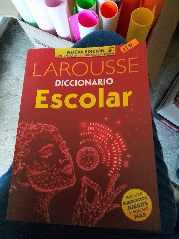 diccionario escolar rojo