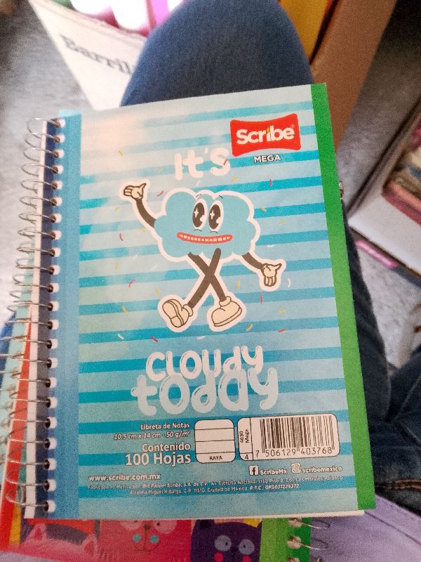 libreta de notas scribe 100hj