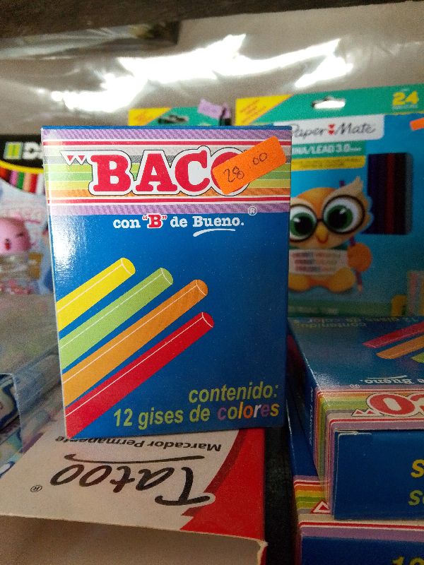 gis baco colores 12pz