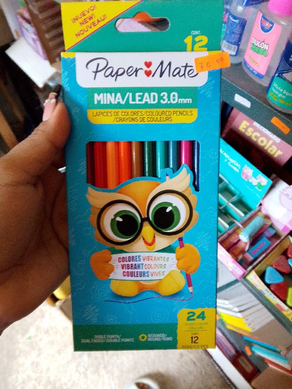 color paper mate 12 pz 24colors