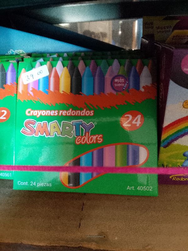 crayones smarty delgado 24pz
