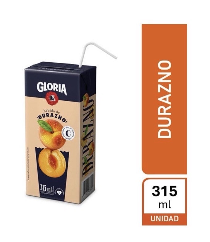 GLORIA BEBIDA DE DURAZNO 315ml