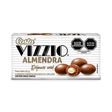 CHOCOLATE VIZZIO ALMENDRA 63g