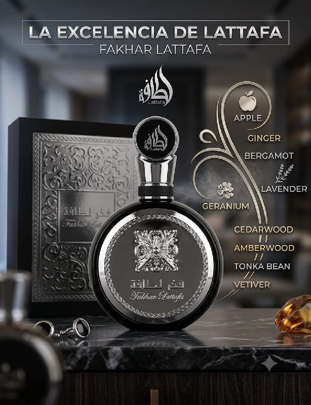 Perfume Árabe Fakhar Black Lataffa
