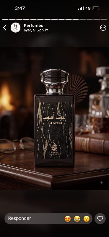 Perfume Árabe Risala Oud Aswad