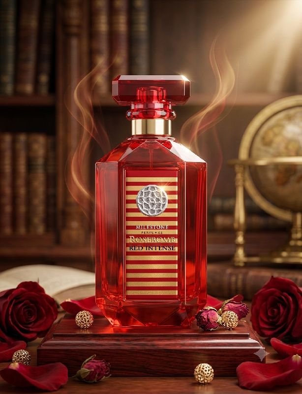 Perfume Árabe Rosebomb red Intense Milestone