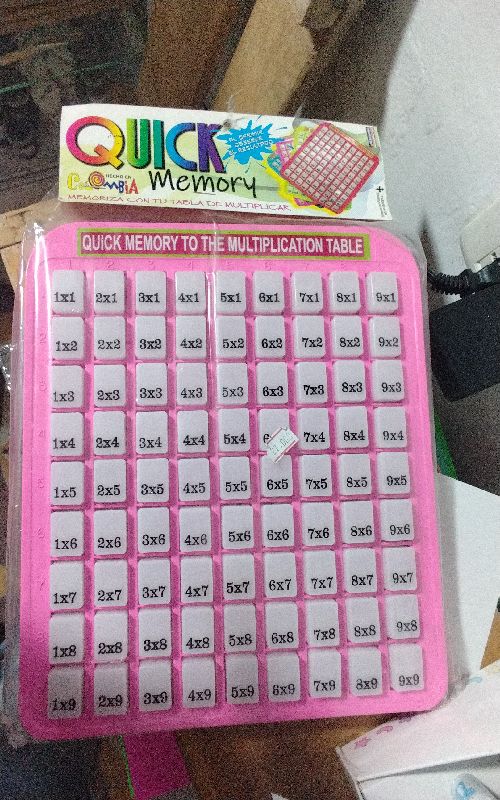 QUICK MEMORY TABLAS