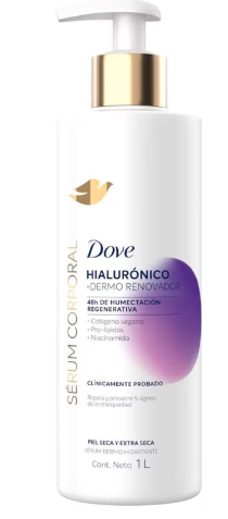 Sérum Corporal Dove Ácido Hialurónico Piel Seca y Extra Seca 1 L