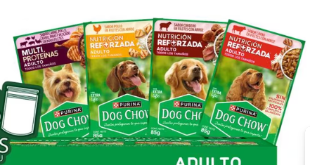 Alimento Húmedo para Perro Dog Chow PURINA 85 g c/u