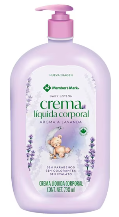 Crema Corporal para Bebé Lavanda 798 ml