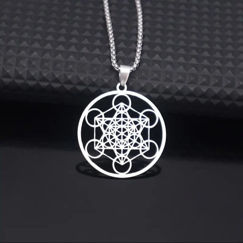 COLLAR CADENA CON DIJE METATRON DE ACERO INOXIDABLE 60CM