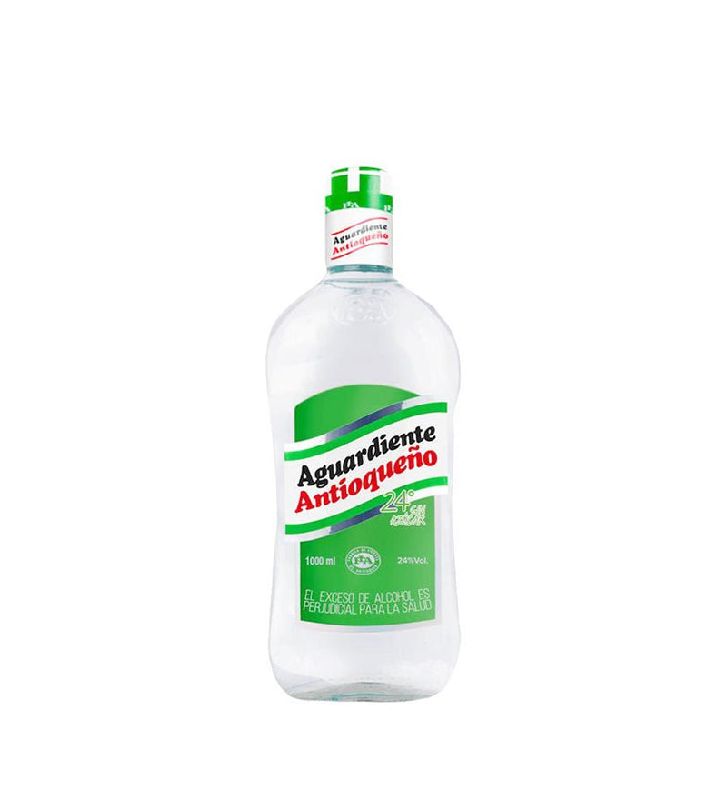 AGUARDIENTE ANTIOQUEÑO VIDRIO LITRO VERDE
