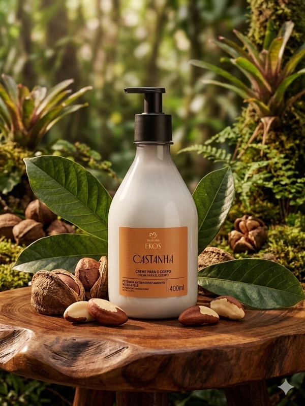 Crema Corporal Ekos Castaña