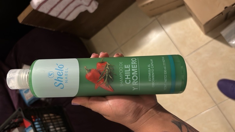 shampoo, Romero y chile