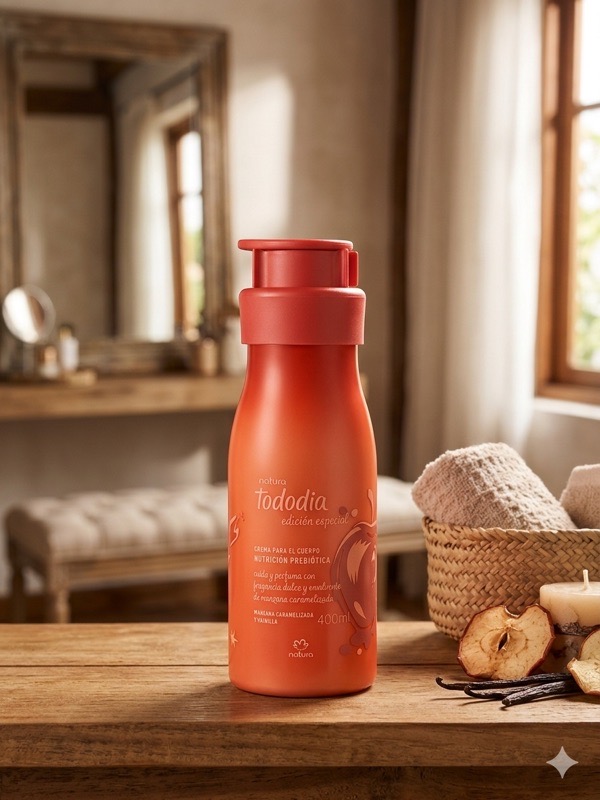 Crema Corporal tododia Manzana caramelizada y vainilla