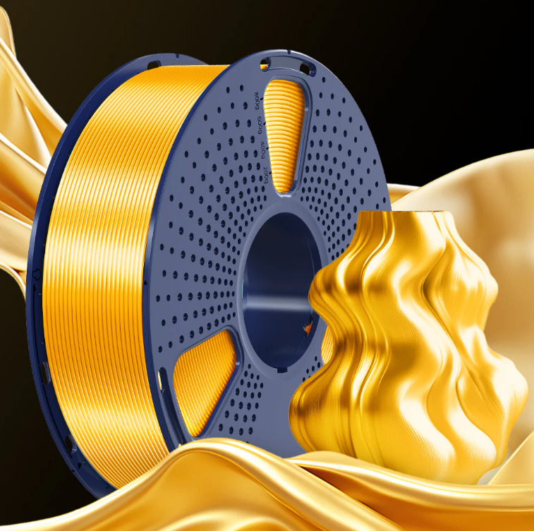 Filamento Sunlu Silk PLA+ Light Gold Dorado