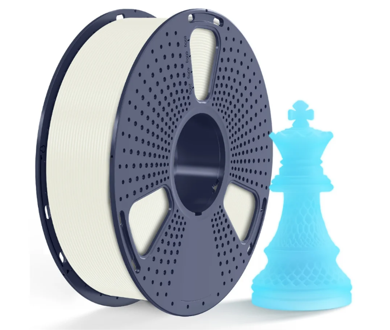 Filamento Sunlu PLA Glow in the dark White to blue brilla en la oscuridad de blanco a azul