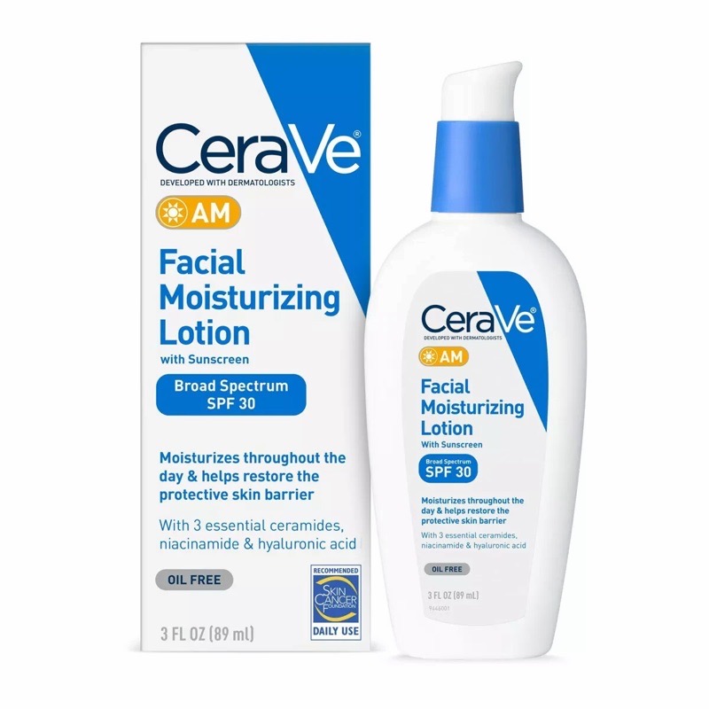 CeraVe facial moisturizing lotion am
