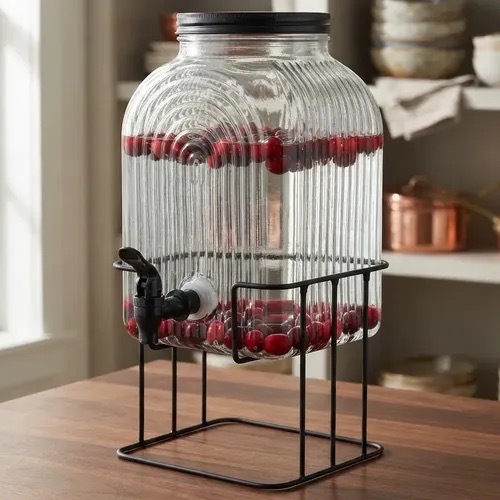 DISPENSER VIDRIO CON BASE