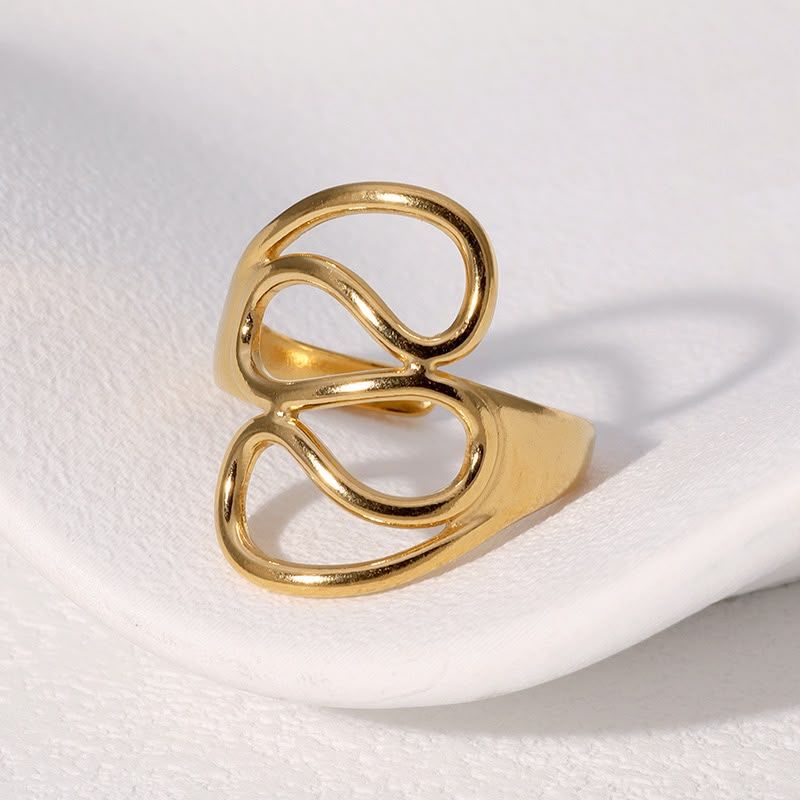 anillo ajustable ondas