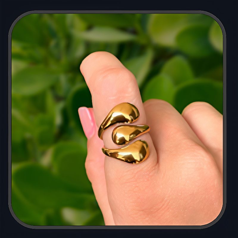 anillo tres gotas encontradas