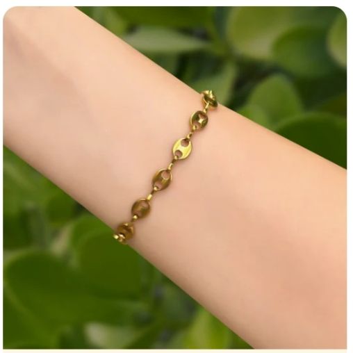 pulsera OO dorada