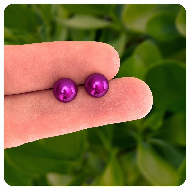 aretes perla rosas