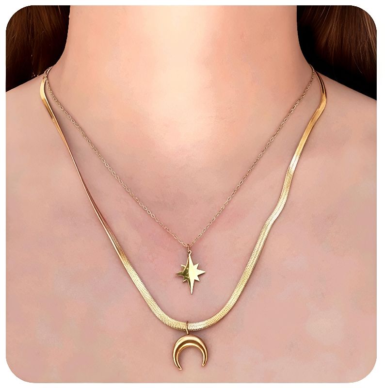 collar layer estrella - luna