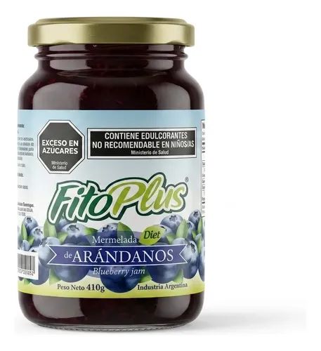 Mermelada "Fito Plus" Arándanos 410g