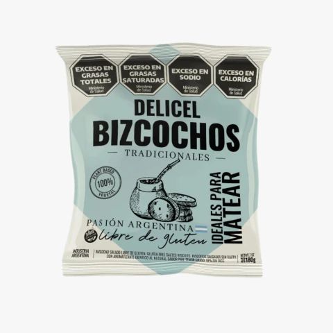 Bizcocho Tradicionales sin TACC x 180 grs DELICEL