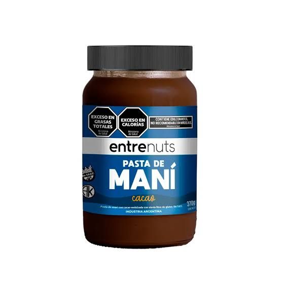 Pasta de Maní "Entre Nuts" Cacao 370g