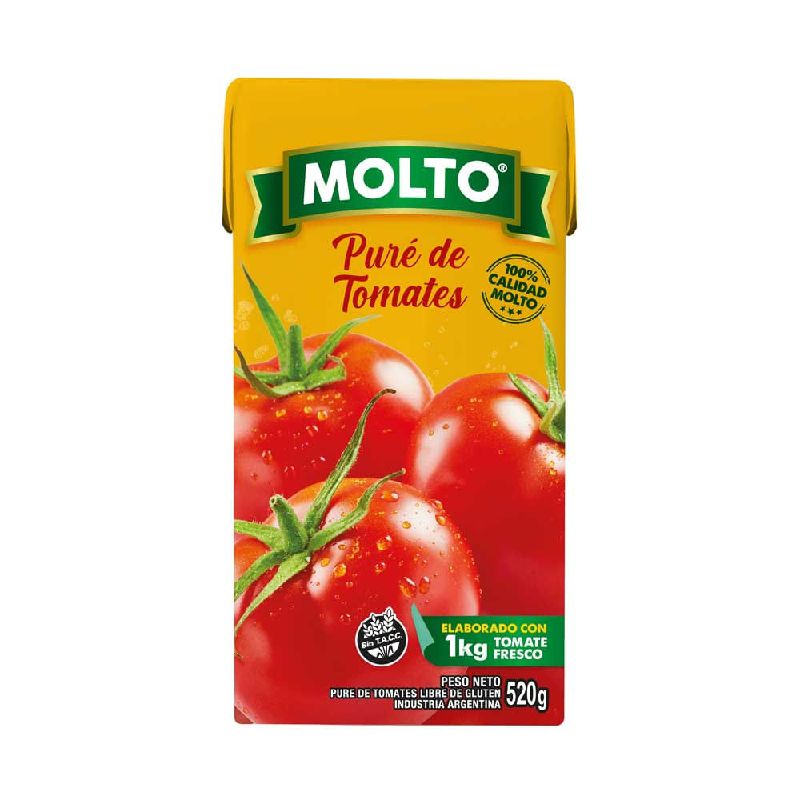 Puré de tomate "Molto" 520g