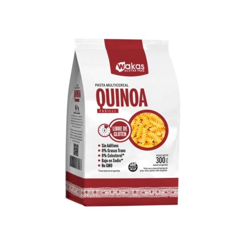 Fideos "Wakas" Rigate Quinoa 300g