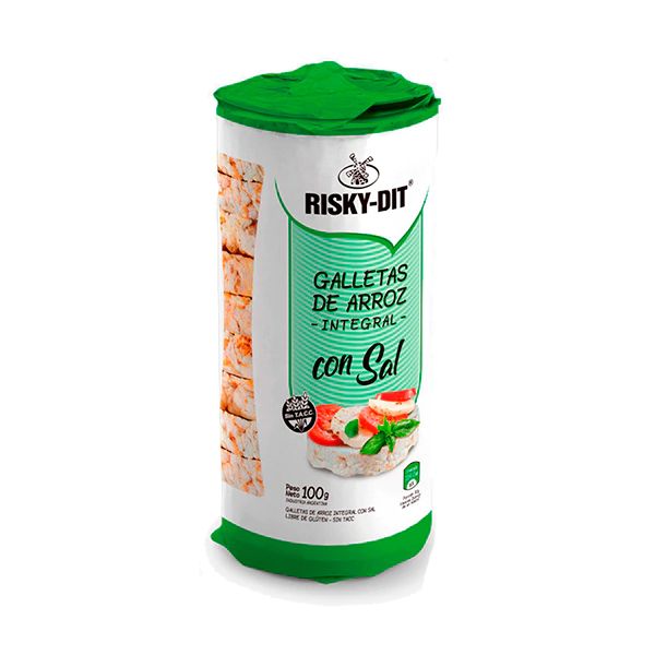 Discos de Arroz "Riskt-Dit" Con Sal