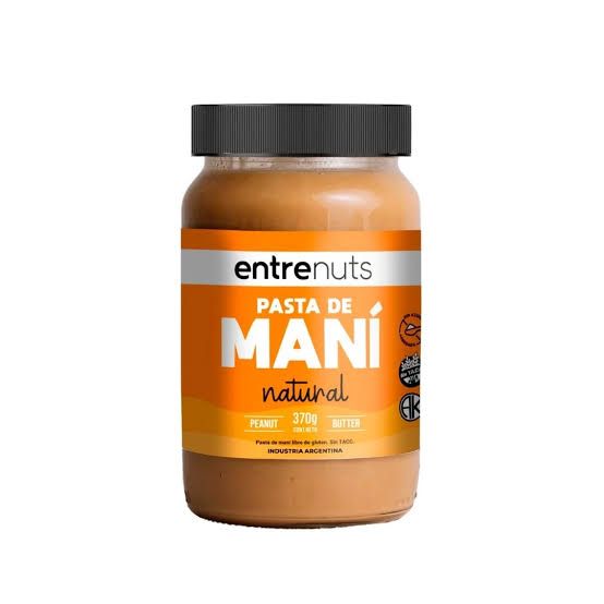 Pasta de Maní "Entre Nuts" Natural 370g