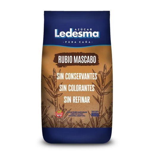 Azúcar Rubió Mascabo "Ledesma" 800g