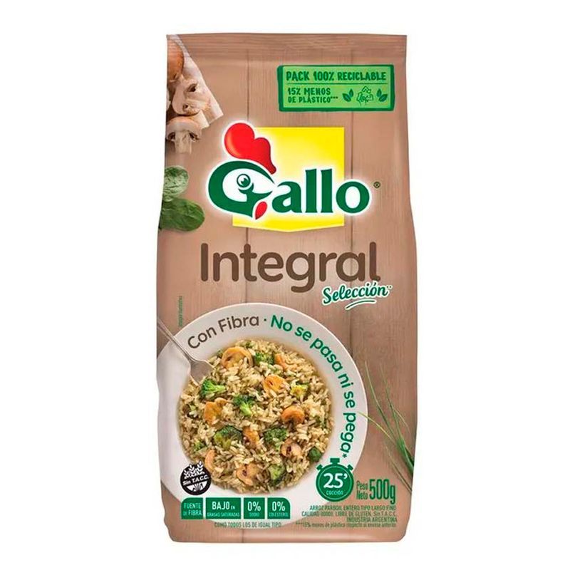 Arroz "Gallo" Integral 500g