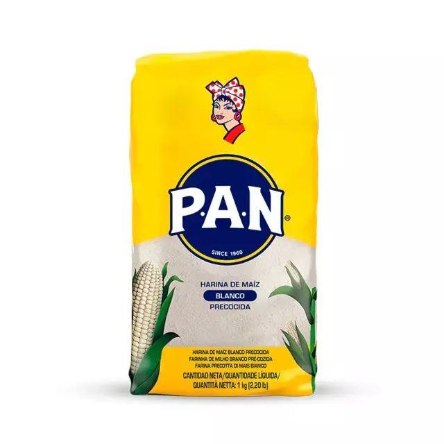 Harina de Maíz Blanco Precocido x 1 kg P.A.N.