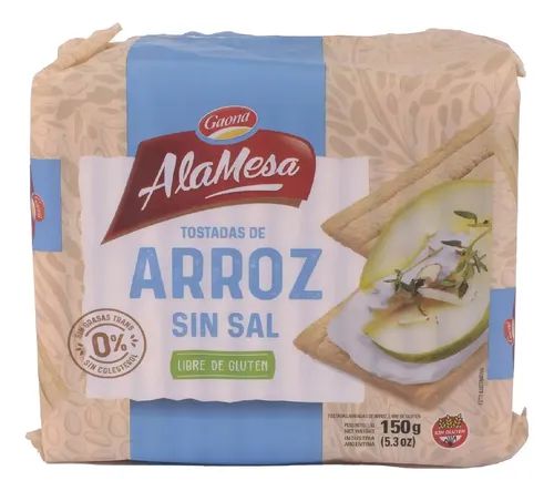 Tostadas de Arroz "Gaona" Sin Sal 150g