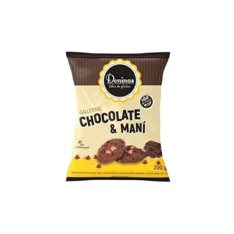 Galletas "Doninas" Chocolate y maní 200g