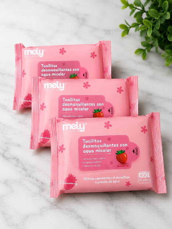toallitas desmaquillante con agua micelar