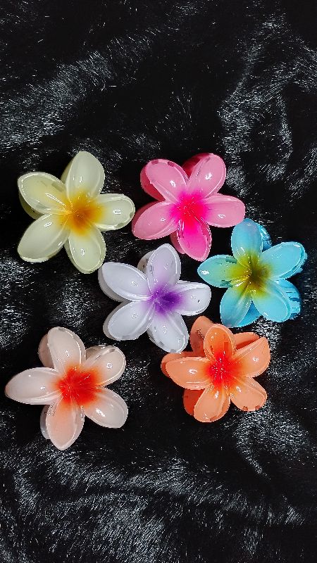 broche de pelo flor