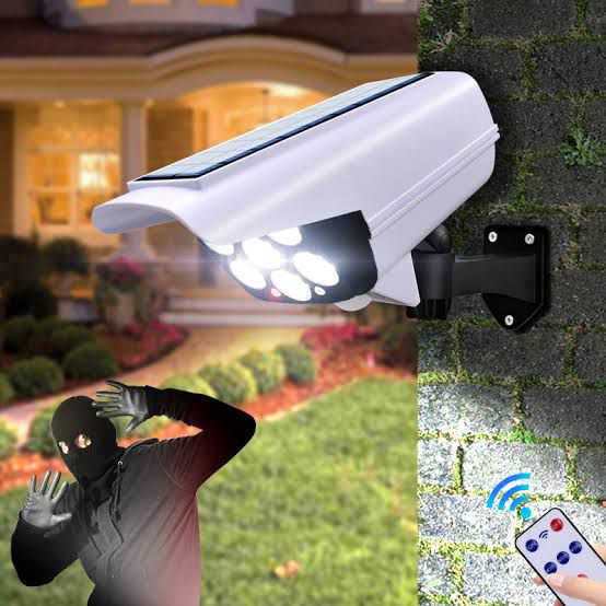 Foco solar tipo camara
