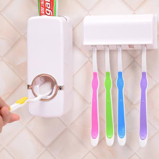 Dispensador de pasta y portacepillos
