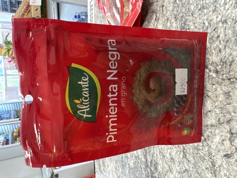 Alicante Pimienta negra 25g